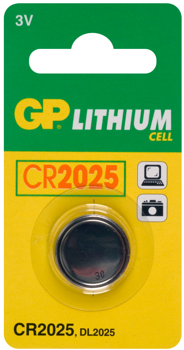 Элемент питания GP Lithium CR2025