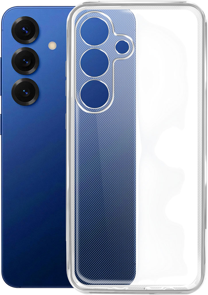 Клип-кейс BoraSCO для Samsung Galaxy S25 Transparent 199₽