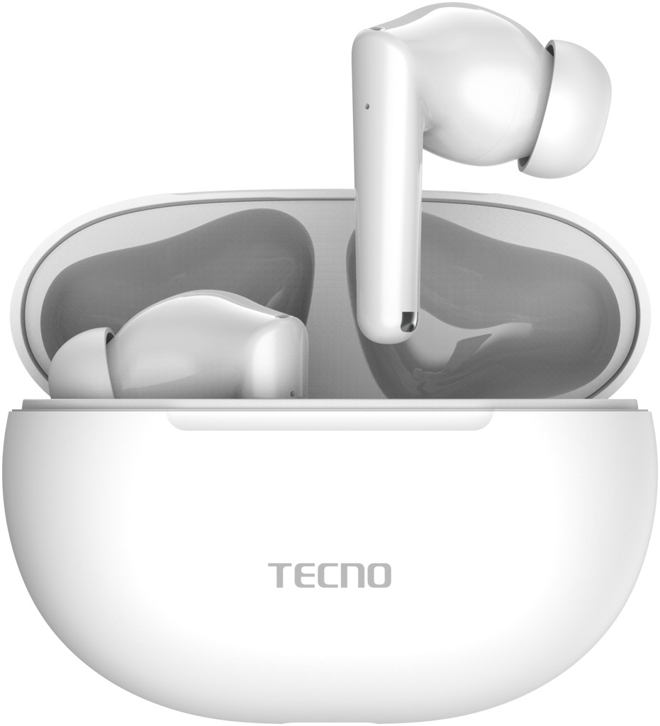 наушники tecno tu01 серый Buds 3 White