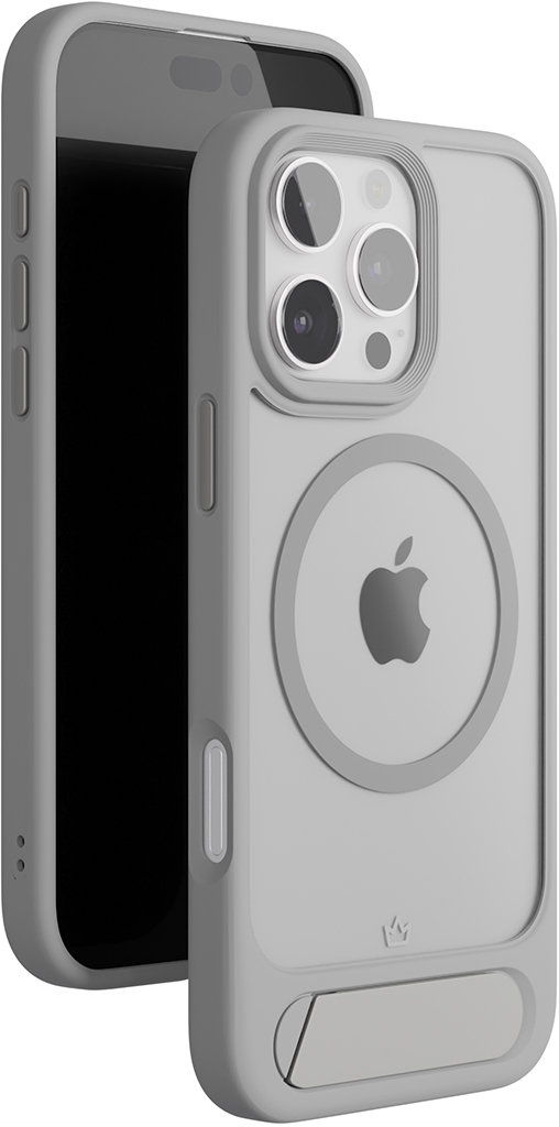 Клип-кейс VLP Reels Case для Apple iPhone 16 Pro с MagSafe серый