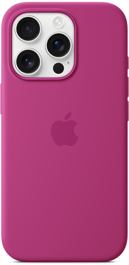 Клип-кейс Apple Silicone Case with MagSafe для Apple iPhone 16 Pro MYYN3FE/A Fuchsia