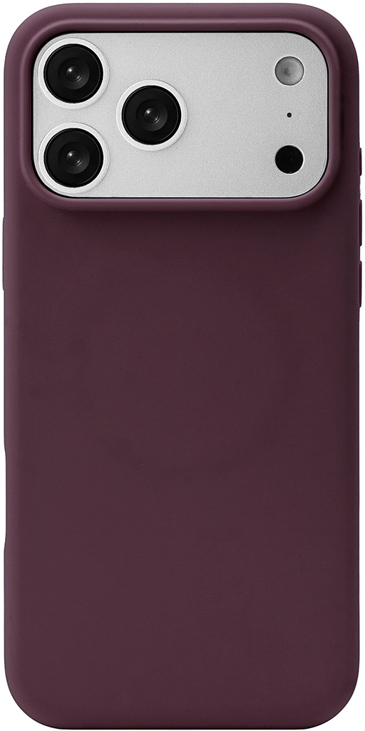 Клип-кейс Rocket Silk для Apple iPhone 18 Pro Max с MagSafe Бордовый