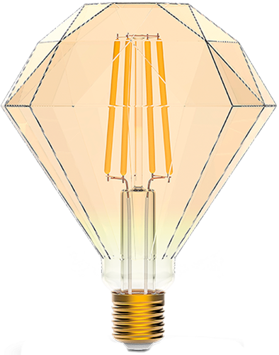 Smart Home Filament Diamond FIL DIM E27 Transparent