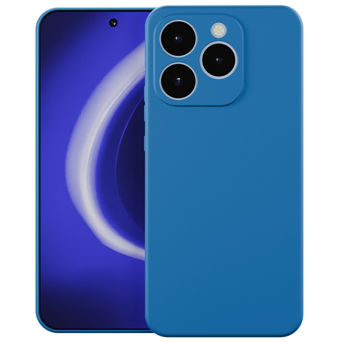 Клип-кейс Krutoff Silicone Case для realme 15T 5G Blue 590₽