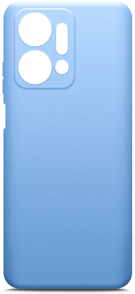 Silicone для Honor X7a Blue чехол neypo для honor x7a pocket matte silicone с карманом dark blue npm59701