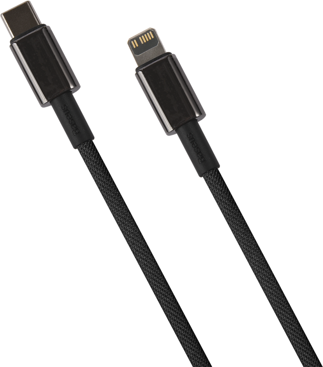 Tungsten Gold CATLWJ-01 USB to Apple Lightning 1m Black аксессуар baseus tungsten gold lightning usb type c 1m black catlwj 01