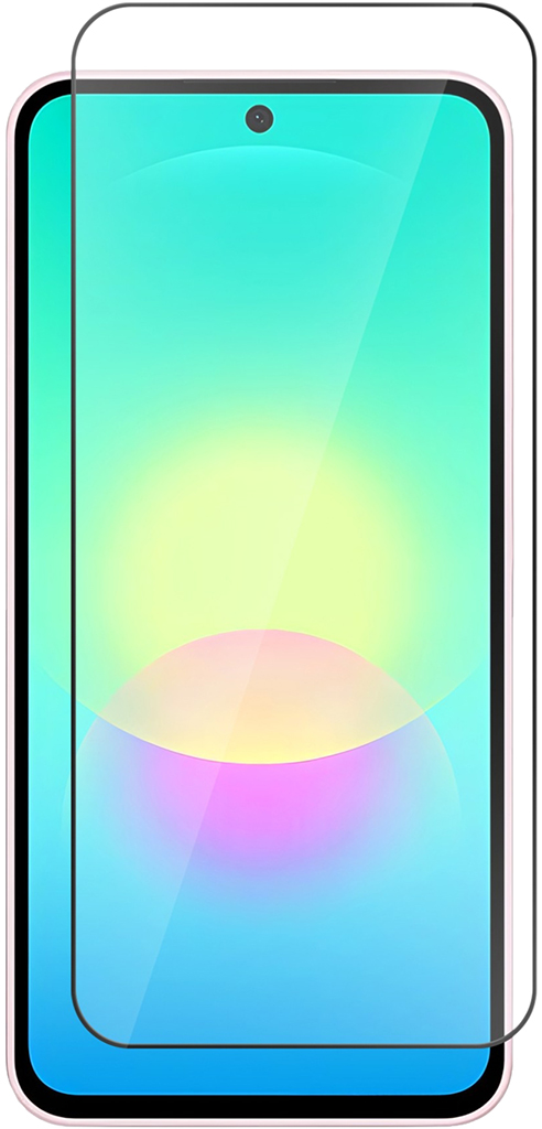 Защитное стекло BoraSCO для Samsung Galaxy A27 5G с чёрной рамкой