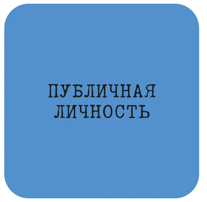 Наклейка VLP 3D «Публичная личность»