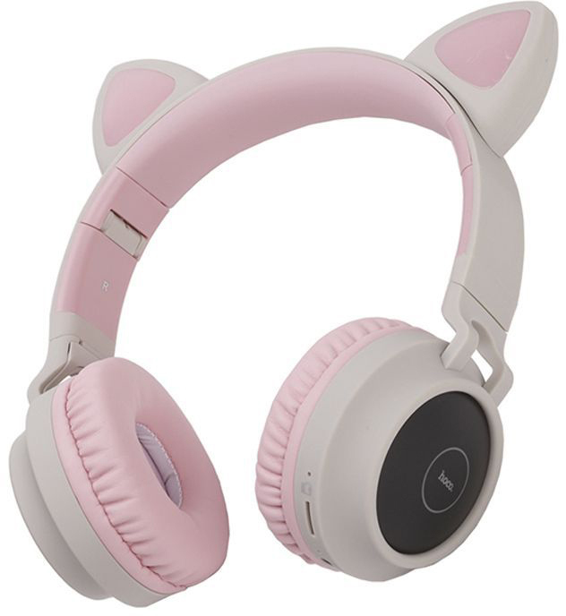 Наушники Hoco W27 Cat Ear Серые