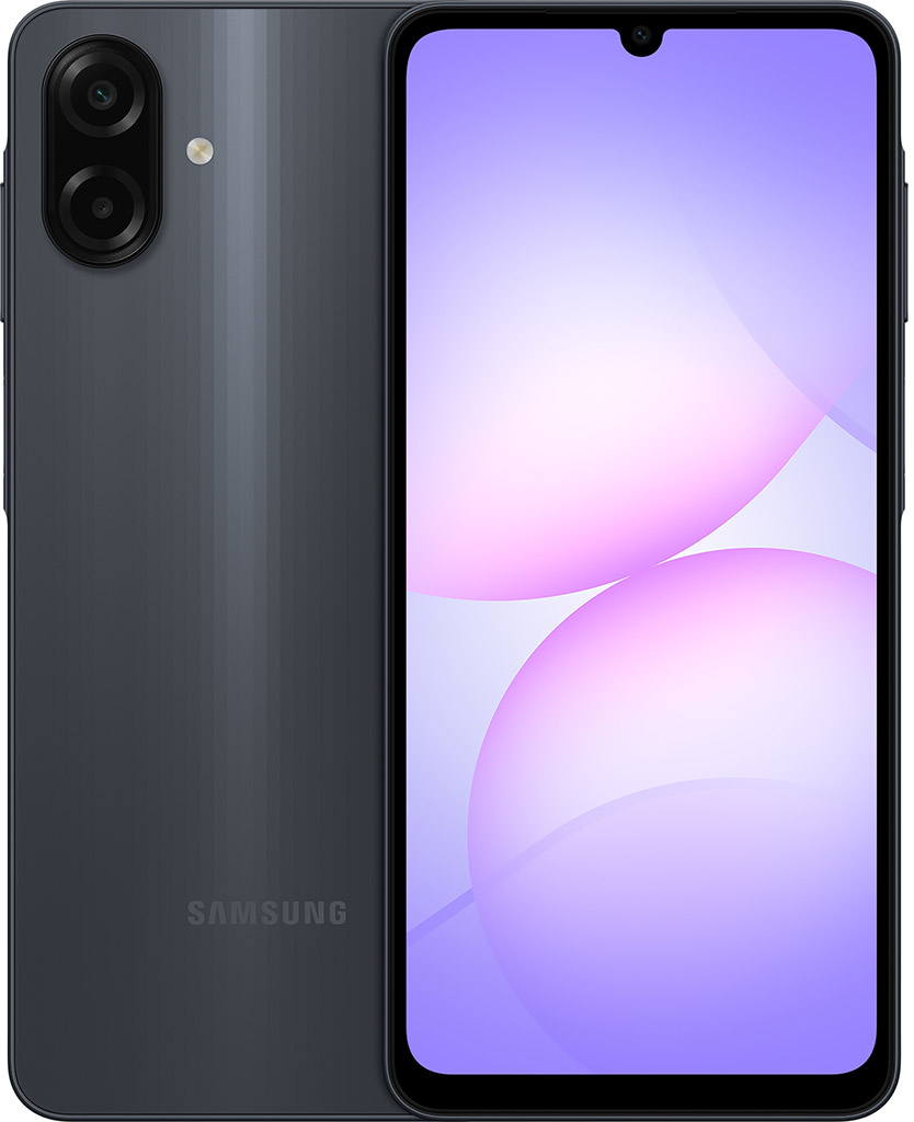 Смартфон Samsung Galaxy A07 6/128 ГБ Чёрный