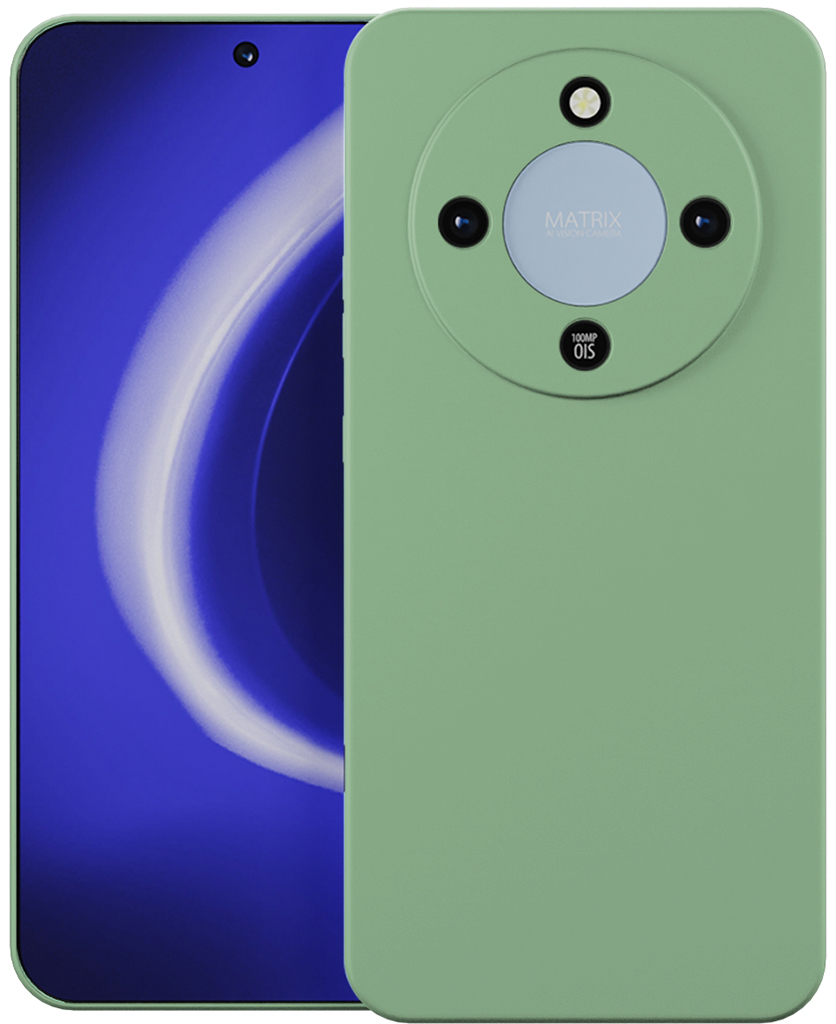 Клип-кейс Krutoff Silicone Case для Honor X9d Green 390₽