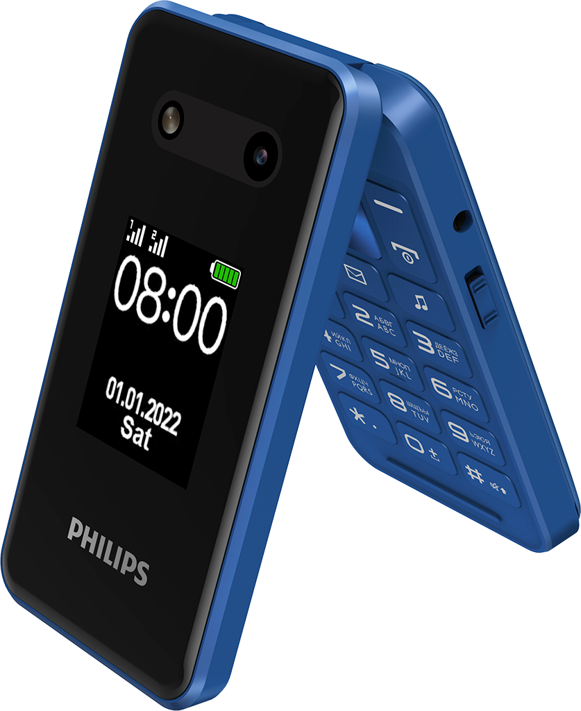 Xenium E2602 Blue сотовый телефон philips xenium e2602 dark grey