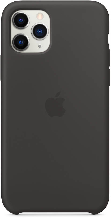 Silicone Case для iPhone 11 Pro Чёрный чехол g case для apple iphone xr red