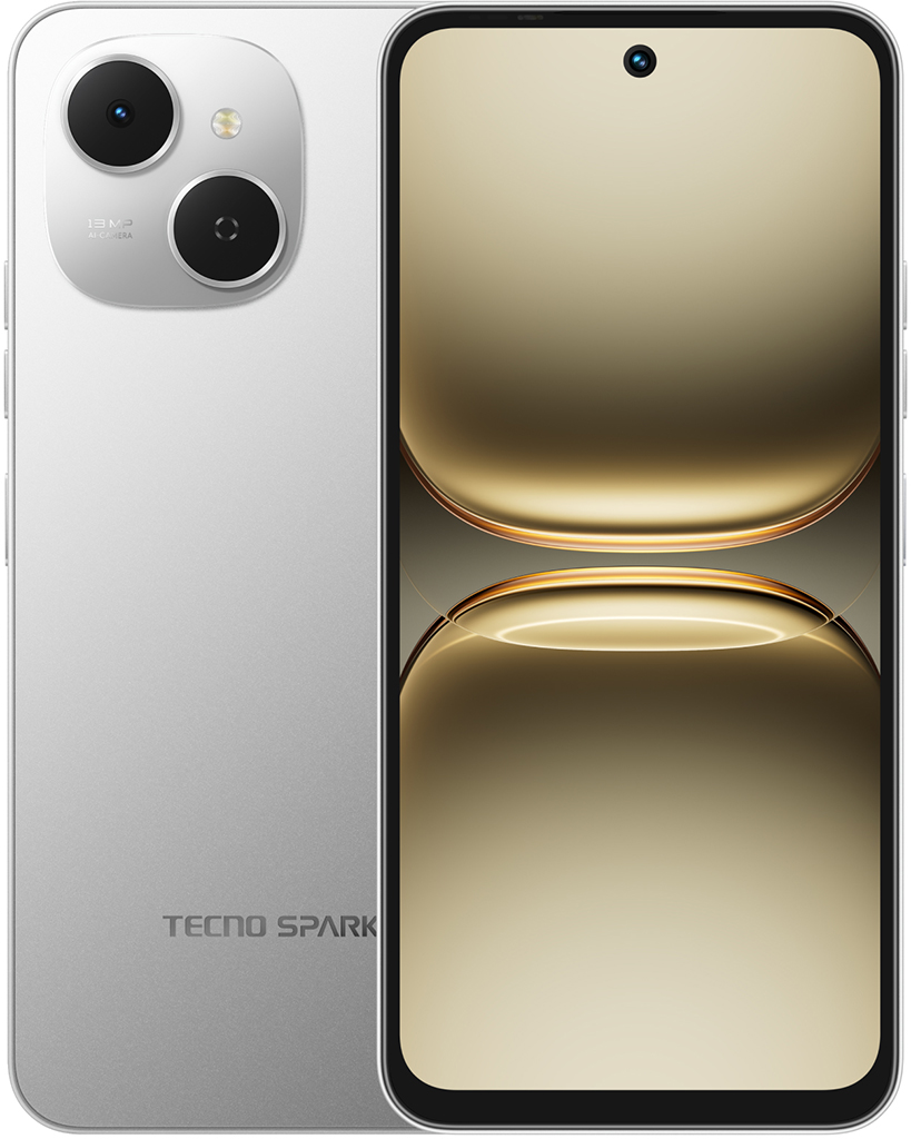 Смартфон TECNO Spark 40C 8/128 ГБ «Серый титановый»