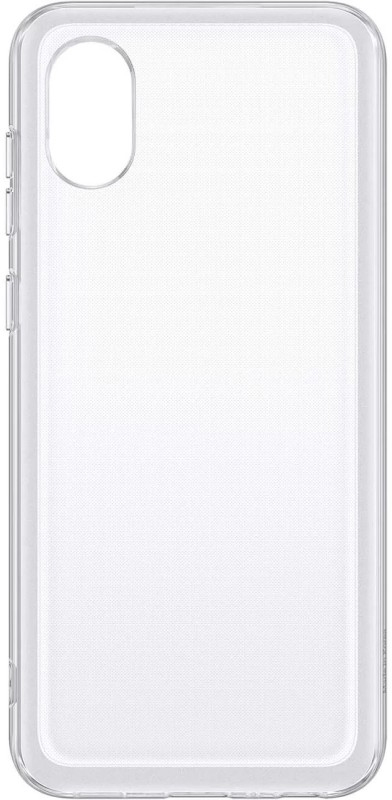 Клип-кейс Samsung Soft Clear Cover A03 Core Transparent горящие скидки samsung clear cover a30s transparent