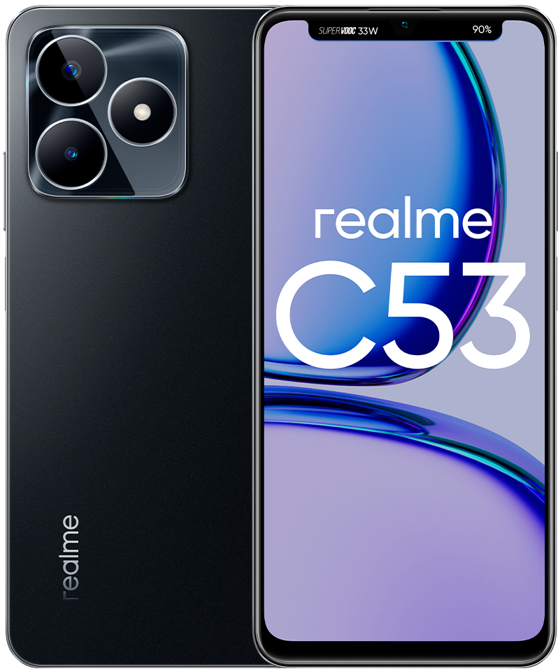 C53 8+ 256GB Чёрный смартфон realme c53 8 256gb чёрный