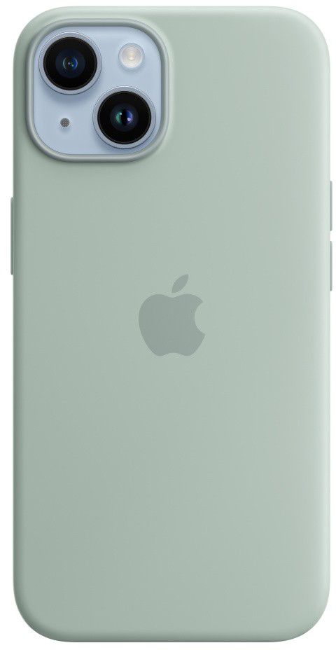 Silicone Case with MagSafe для iPhone 14 Succulent матовый силиконовый чехол дама в бабочках на apple iphone xr 10r айфон икс р