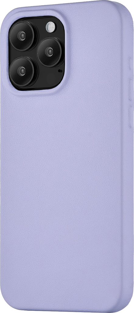 Клип-кейс uBear Capital Leather для Apple iPhone 15 Pro Max Фиолетовый