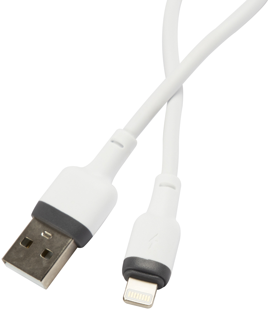 Touch USB to Apple Lighting 1m 3A White горящие скидки akai usb to apple lighting black