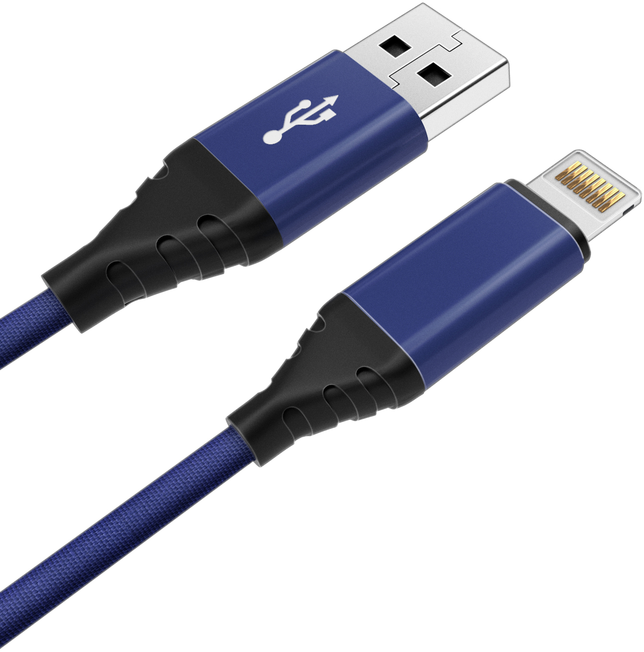 Кабель Akai USB-A to Apple Lightning 1m Blue