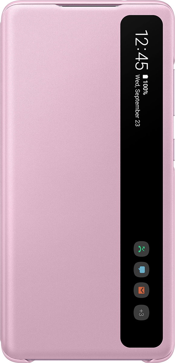 Чехол Samsung Smart Clear View Cover S20 FE Purple