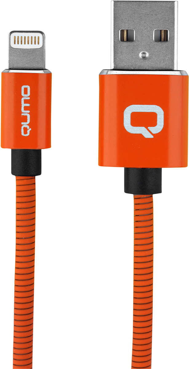 Горящие скидки Qumo USB to Apple Lightning 1m Orange