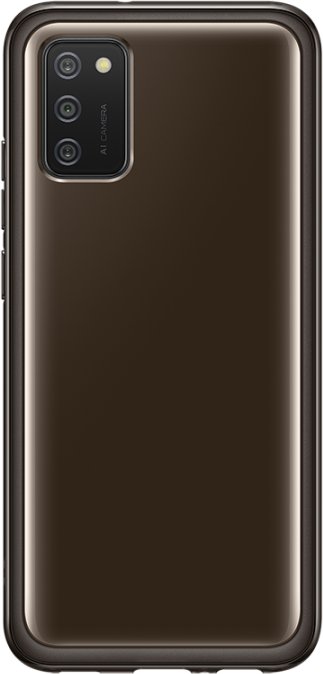Soft Clear Cover A02s Black