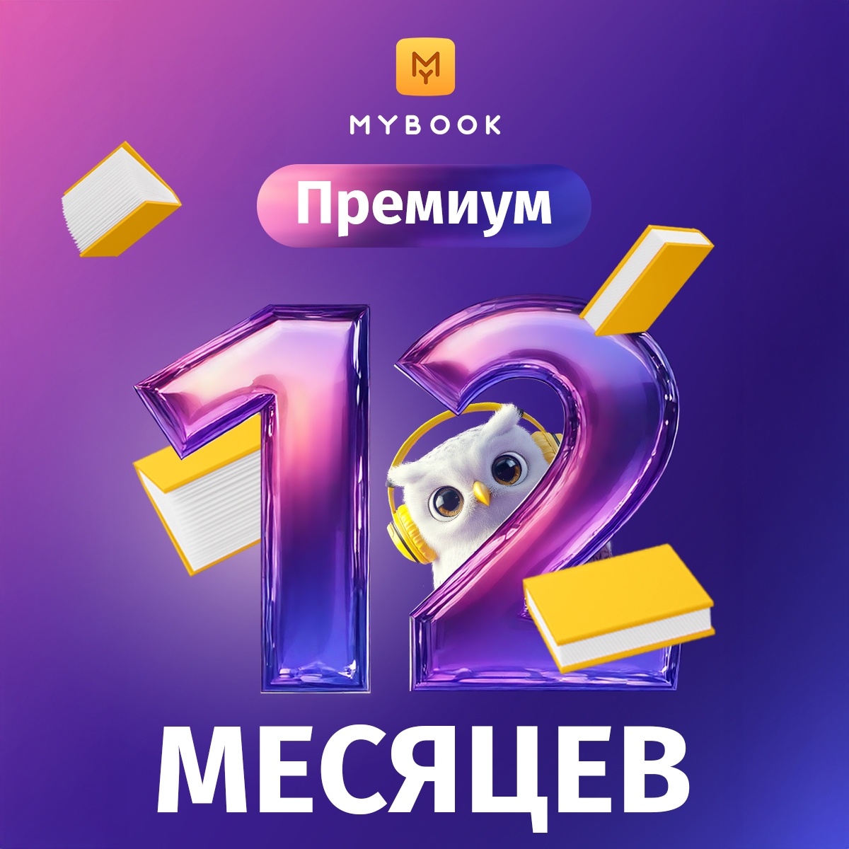 «Премиум» на 12 месяцев
