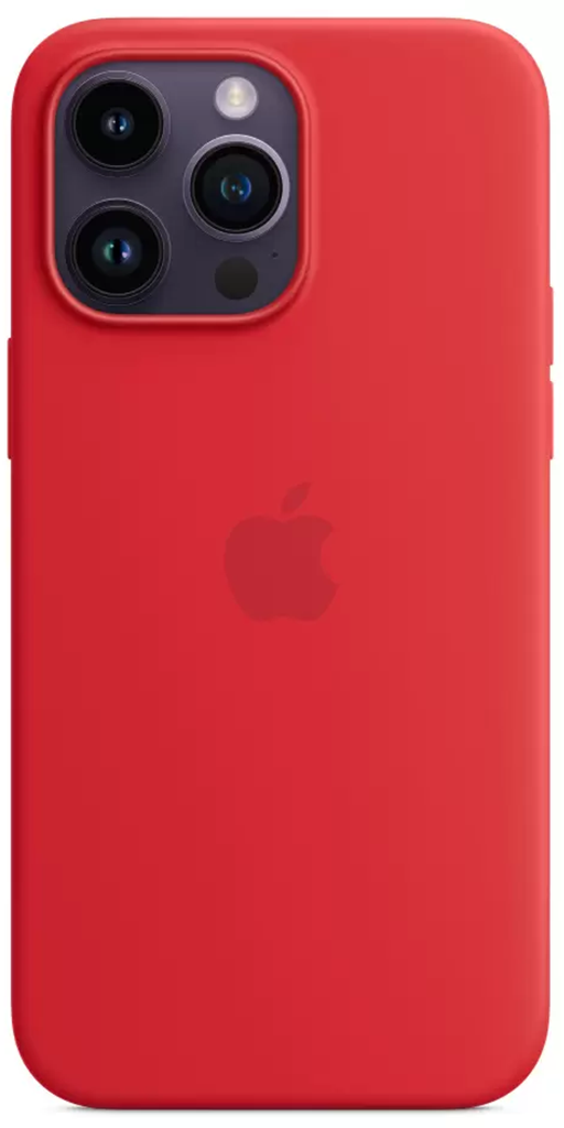 Silicone Case with MagSafe для iPhone 14 Pro Max Red силиконовый чехол корги лежит на apple iphone 11 pro