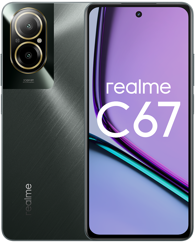 C67 256GB Чёрный смартфон realme c67 256gb чёрный