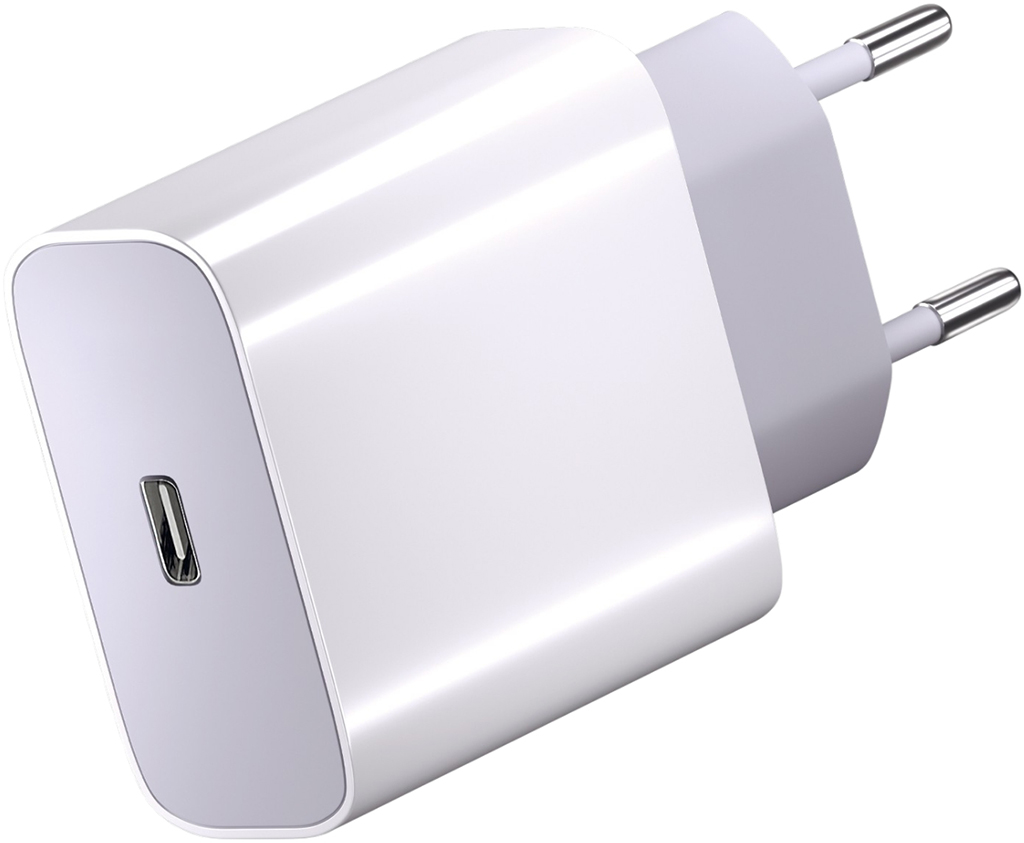Зарядное устройство BoraSCO Wall 20 Вт USB-C Белое