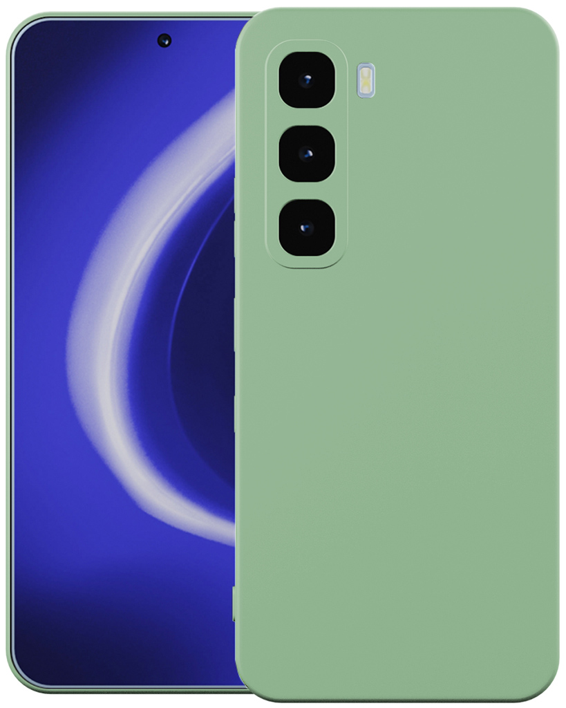 Клип-кейс Krutoff Silicone Case для Infinix Hot 60 Pro Зелёный 390₽