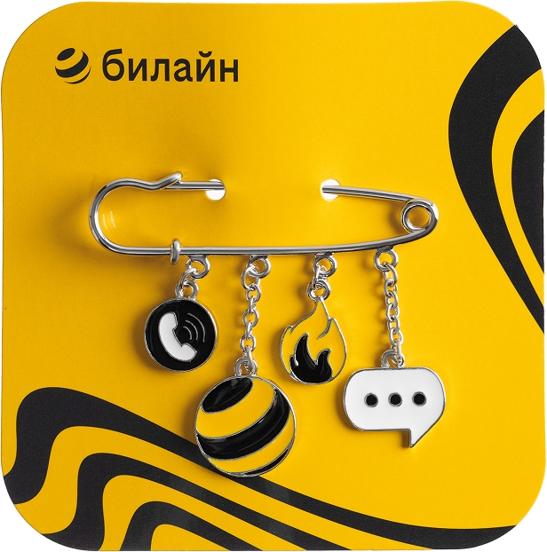 Брошь «на билайне»