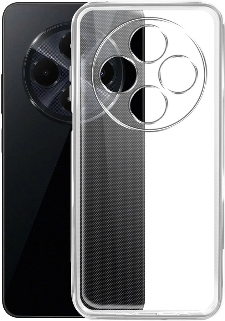 Клип-кейс BoraSCO Silicone Case для Xiaomi REDMI 14CA4A3 Pro POCO C75 Прозрачный 490₽