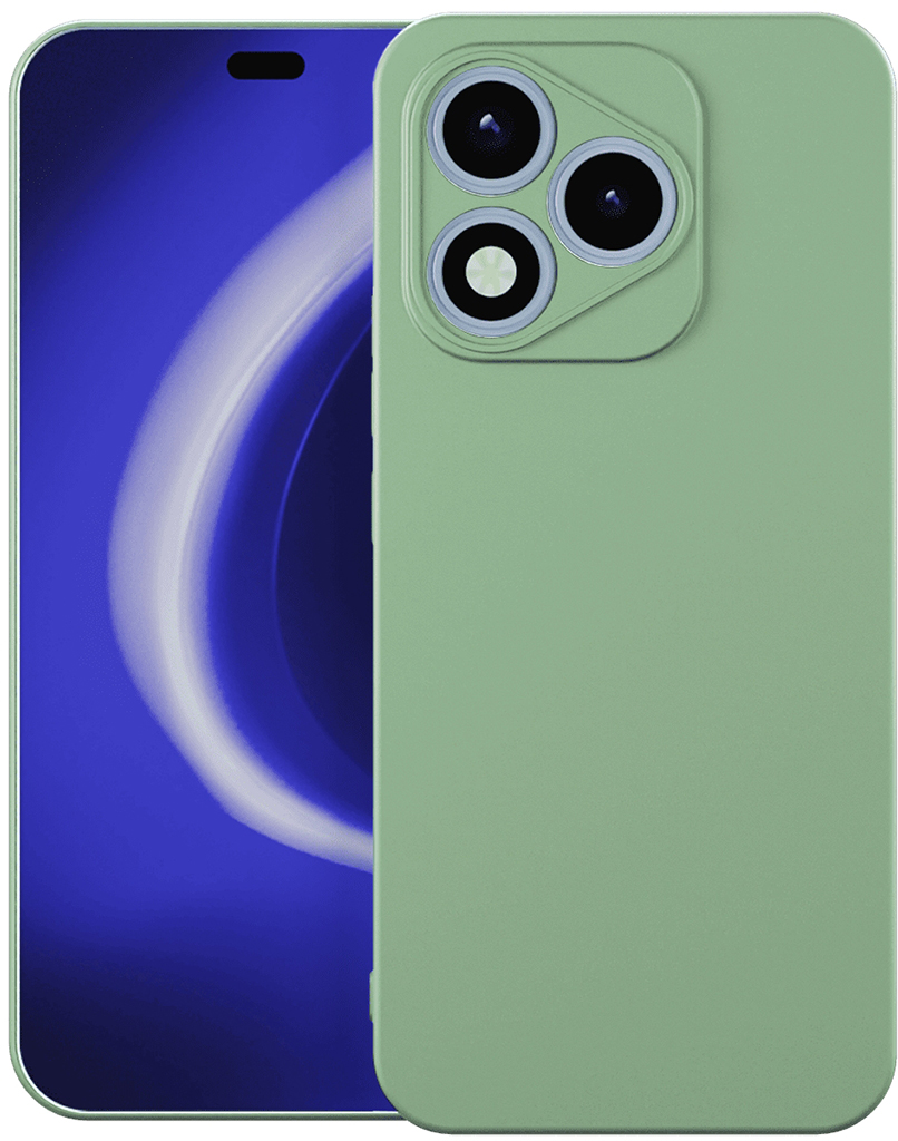 Клип-кейс Krutoff Silicone для HONOR 400 Lite Зелёный