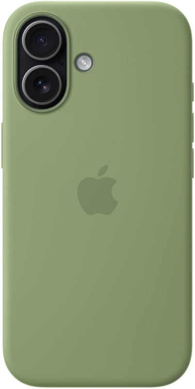 Клип-кейс Apple Silicone Case with MagSafe для Apple iPhone 17 Light Moss 7990₽