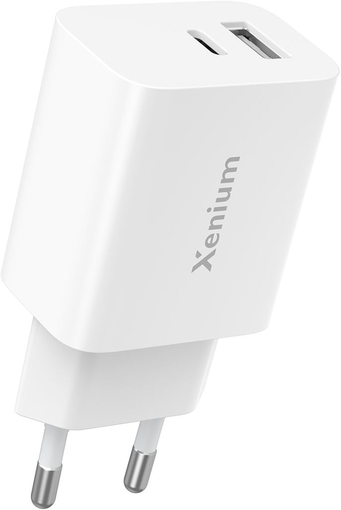 Зарядное устройство Xenium X302 USB/USB-С White