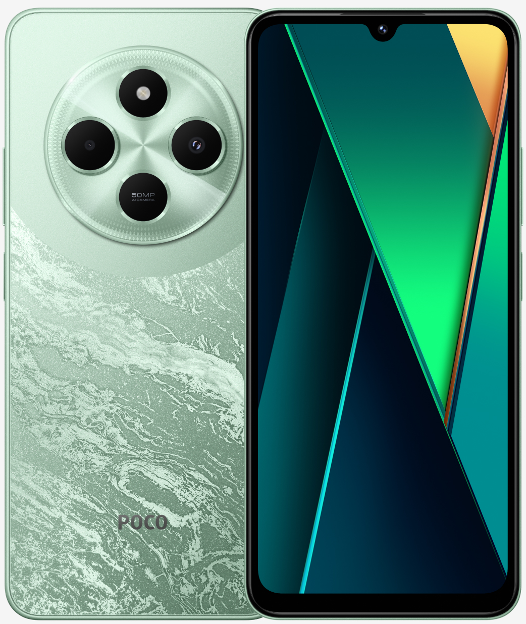 Смартфон POCO C75 6/128 ГБ Зелёный