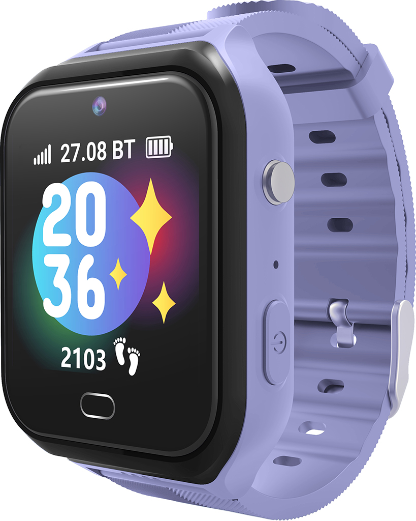 Умные часы Geozon Light с sim Фиолетовые