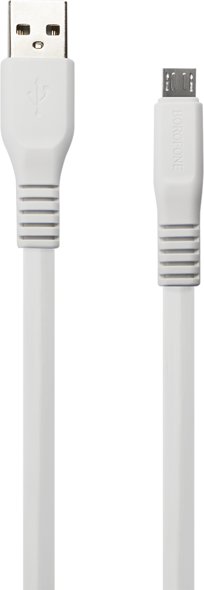 BX23 USB to microUSB 1m White кабель borofone bx23 usb to microusb 1m white