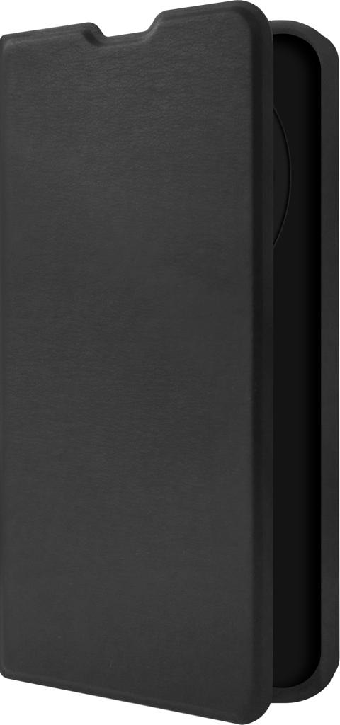 Чехол-книжка Krutoff Magnet Xiaomi Redmi A3 Black чехол книжка для xiaomi redmi note 8t с окошком для просмотра уведомлений магнитной застежкой подставкой и с рисунком розы