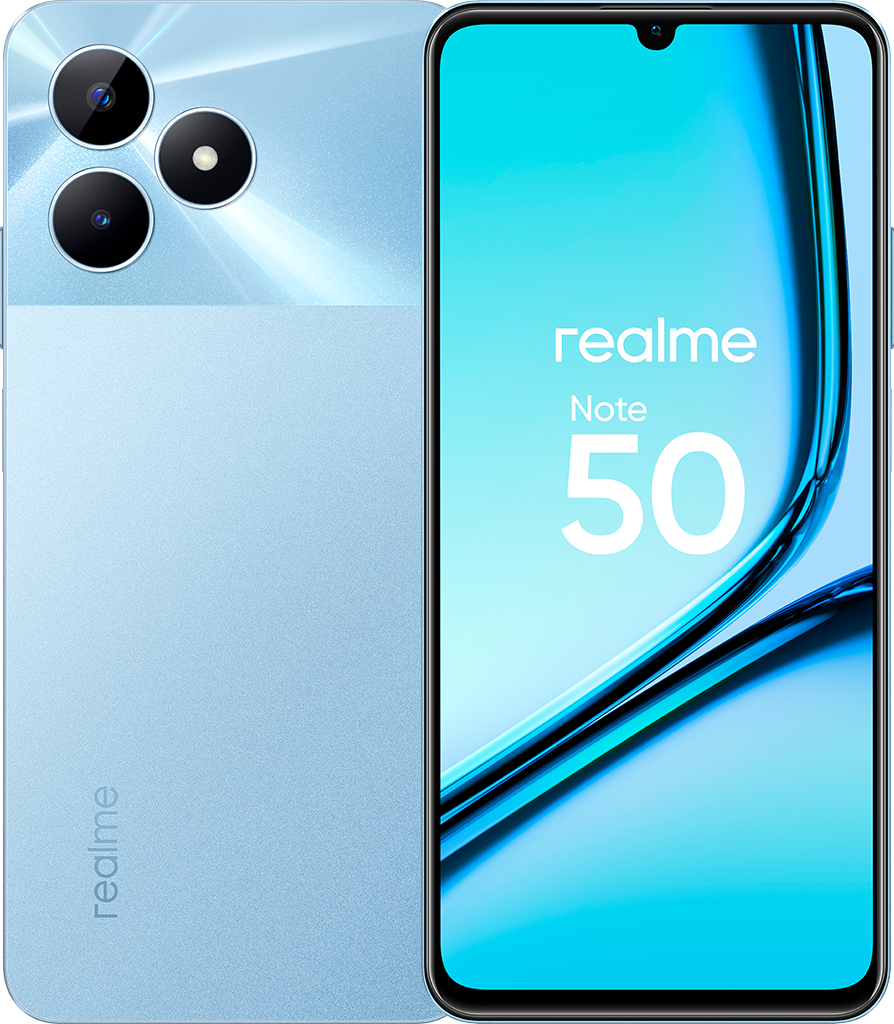 Note 50 3/64GB Blue сотовый телефон realme note 50 3 64gb blue