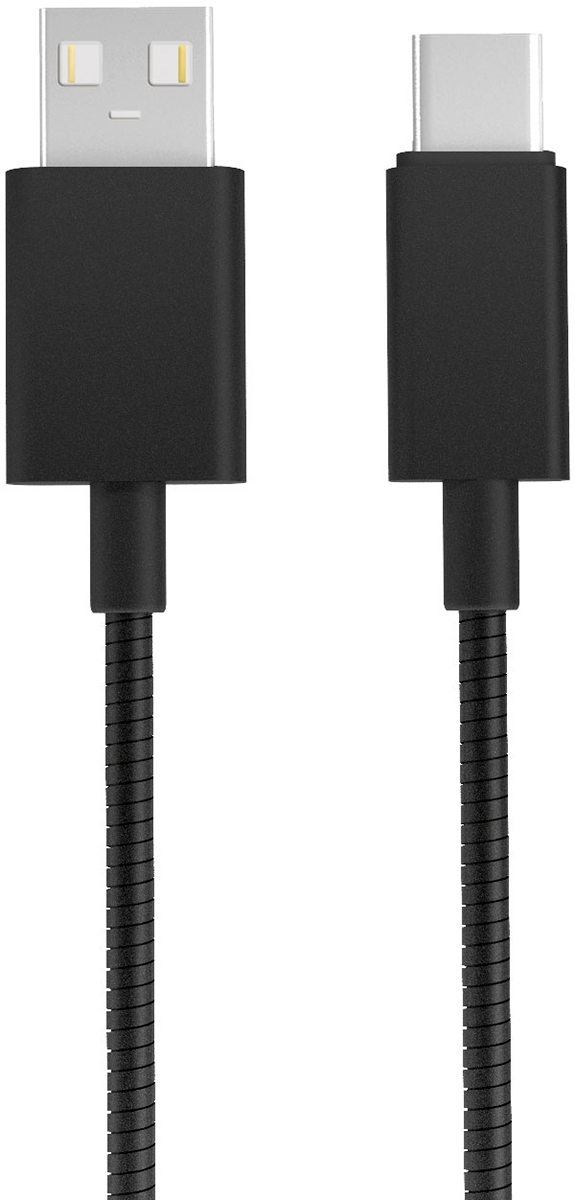 Metall USB to USB-C 1m Black горящие скидки akai metall usb to apple lighting 1m black