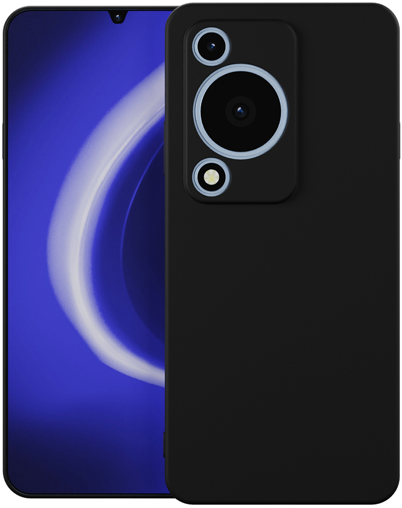 Клип-кейс Krutoff Soft для HUAWEI Nova Y63/Y72/Y72s Чёрный