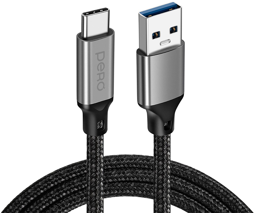 Кабель Pero DC-17 USB to USB-C 1m Black 1250₽