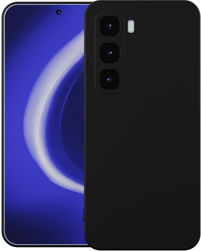 Клип-кейс Krutoff Soft для Infinix Hot 60 Pro Чёрный