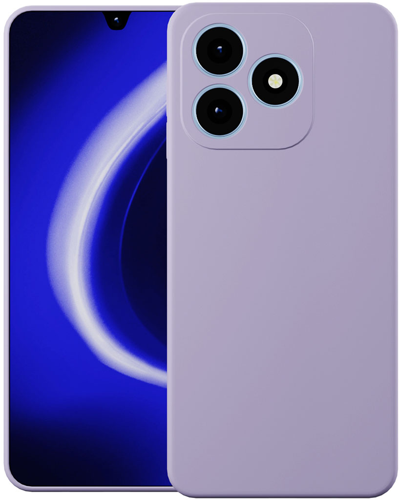 Клип-кейс Krutoff Silicone Case для HONOR X5c Фиолетовый