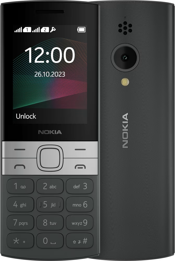 150 Dual SIM TA-1582 Black кнопочный телефон nokia 150 dual sim 2020 ta 1235 black