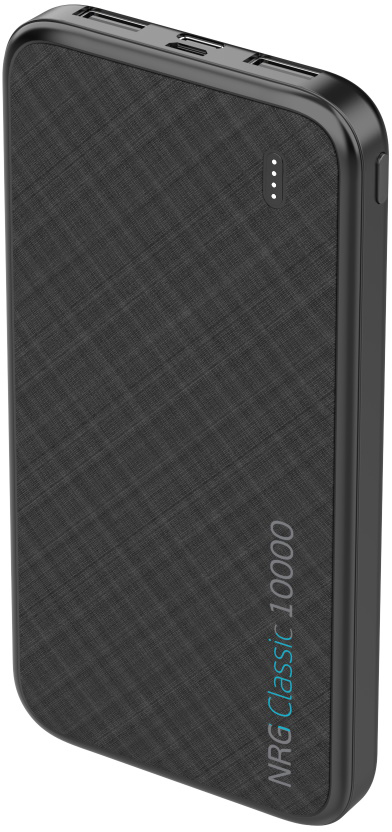 NRG Classic 10000mAh Black портативный аккумулятор deppa nrg power compact 10000 mah серый упаковка коробка
