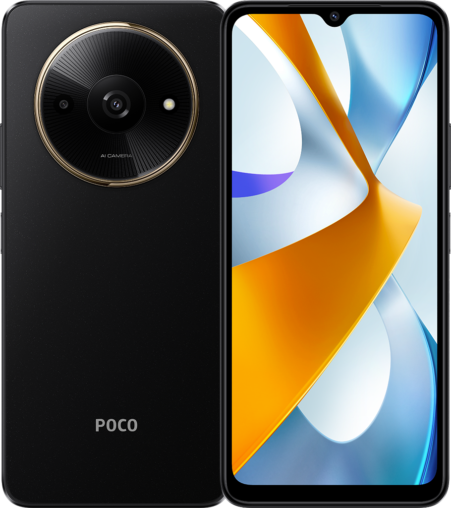 Смартфон POCO C61 4/128 ГБ Чёрный